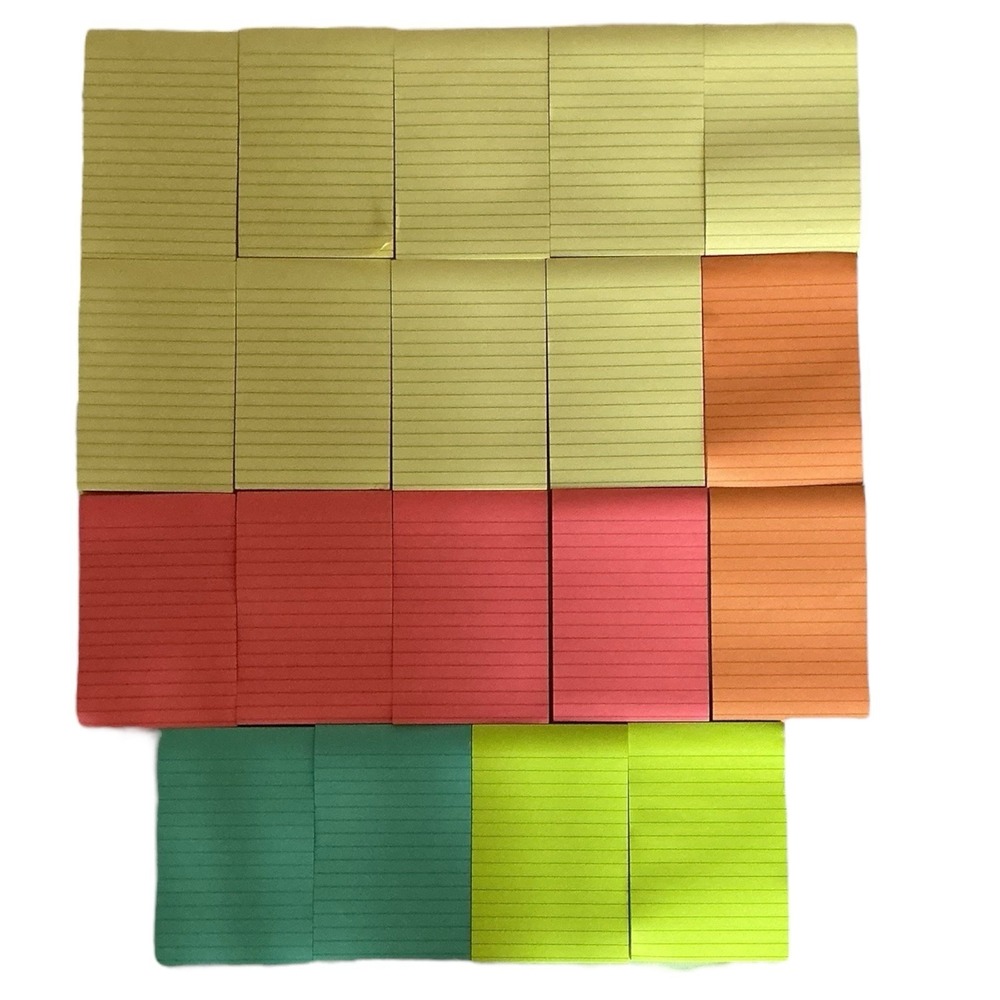 Post-it - Lined Notes (4x6", 19‎ Pads) - Sticky Writing Pads